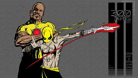 Cyborg luke cage and cyborg iron fist Luke Cage, Iron Fist, Cyborg