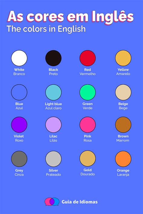 Atividade De Ingles As Cores