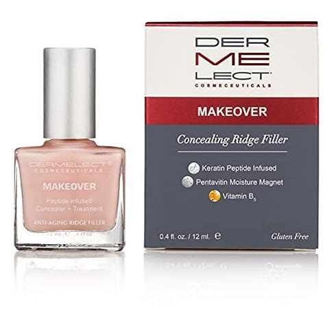 Dermelect Makeover Ridge Filler Anti Aging Nailcare Base Coat With