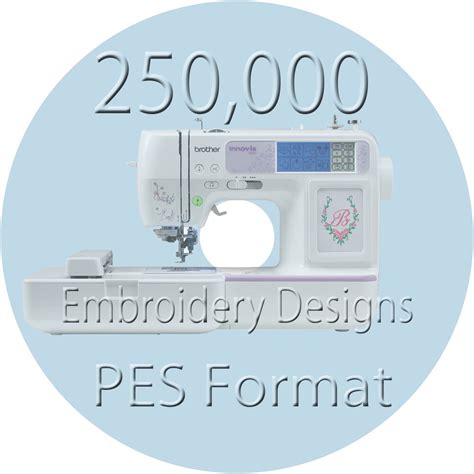 Embroidery designs 250000+ PES Files brother machine | eBay