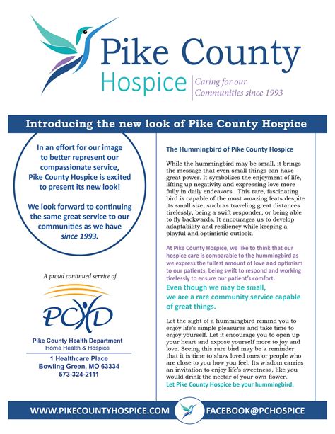 Pike County Hospice Caring For Our Hometown Since 1993
