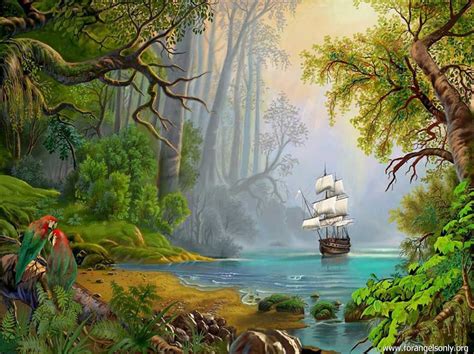 painting,beautiful painting, wall painting | Painting wallpaper, Nature paintings, Painting