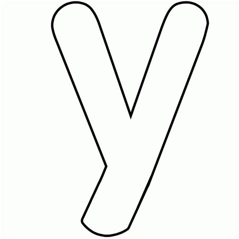Letter Y Template Printable Free Printable Templates