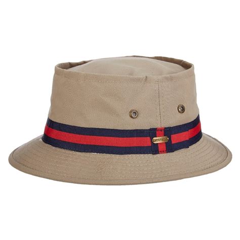 Stetson Mens Fairway Bucket Hat Hat Stc170 Kaki5