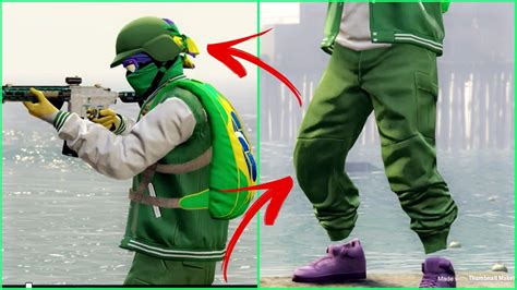 Easy Fast Gta 5 Green Tryhard Outfit How To Get The Green