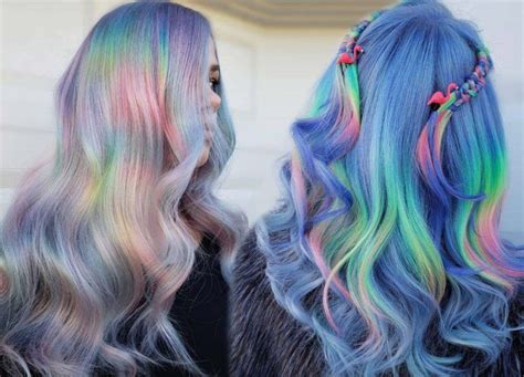53 Magical Holographic Hair Color Ideas To Embrace The Pastel Rainbow