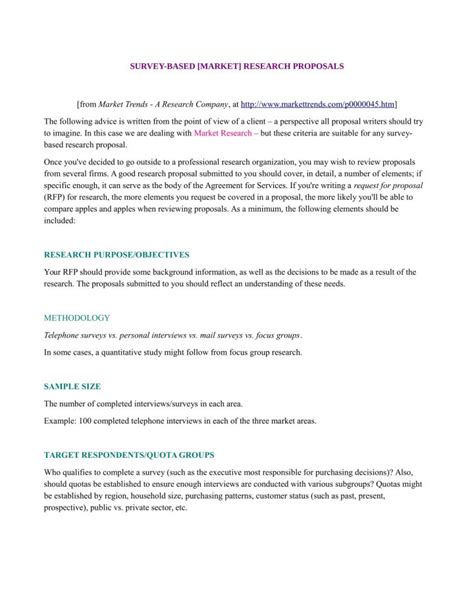 What is research methodology in a dissertation or thesis? Marketing Research Proposal Samples & Examples (PDF) - Bonsai