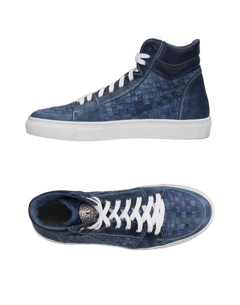 Sneakers In Slate Blue | Philipp plein sneakers, Sneakers, Sneakers men