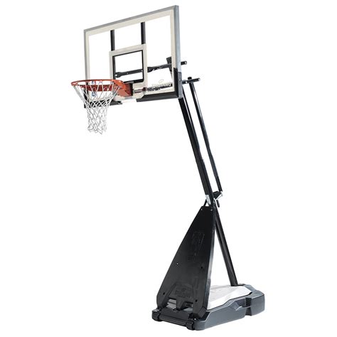 Spalding 60 Inch Acrylic Ultimate Hybrid Portable Outdoor Basketball