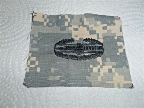Us Army Combat Action Badge Embroidered Sew On Acu Badge Free Shipping New Etsy