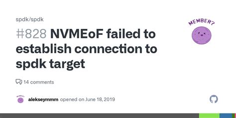 Nvmeof Failed To Establish Connection To Spdk Target Issue