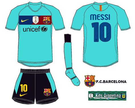 Kits Argentina Messi Fc Barcelona
