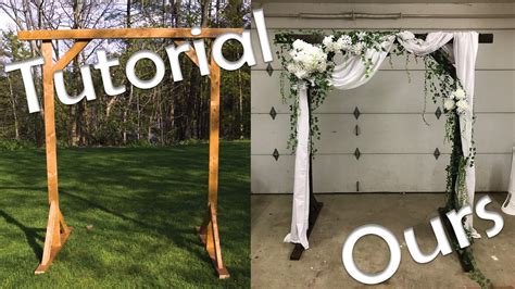 Making Our Own Diy Wedding Arch Vlog Youtube