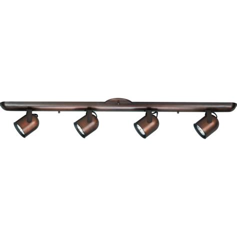 Ceiling or downlight spotlights in technical jargon are lighting fixtures. Progress Lighting 4-Light Urban Bronze Spotlight Fixture ...