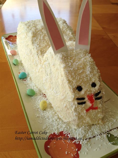 Addicted To Recipes Easter Bunny Carrot Cake And A Feature