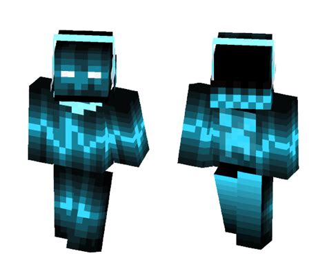 Get Cool Blue Neon Creeper Boy Minecraft Skin For Free Superminecraftskins