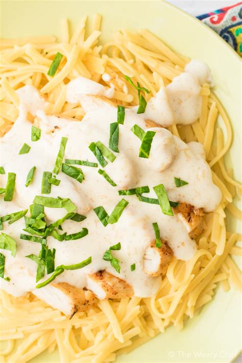 The Best Chicken Alfredo Pasta Recipe The Weary Chef