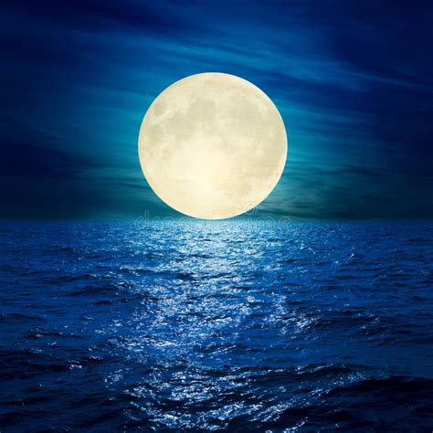 Moon Over The Water At Ladram Bay Hoodoo Wallpaper