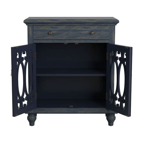 Antique Blue Accent Cabinet By Coaster Furniture Furniturepick