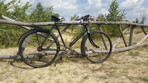 Fahrrad Oldtimer Diamant Modell 96 Seitenansicht 20er Jahre - Past-Bikes