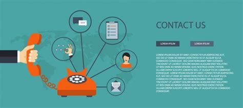 Our team is here to help. Free Vector | Contact us banner template