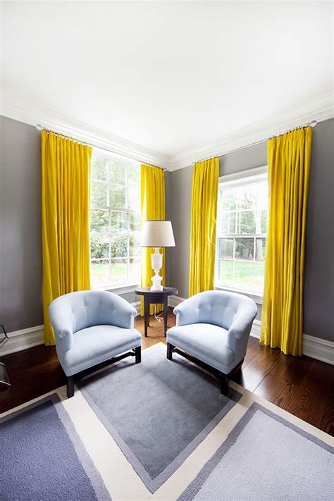 What Color Curtains Go With Bright Yellow Walls