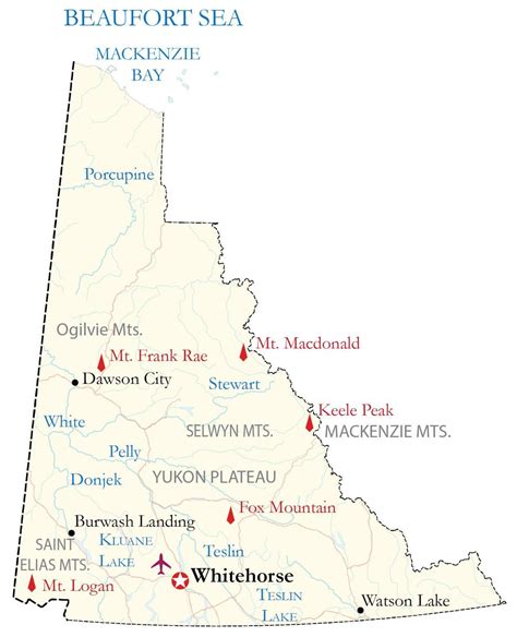 Map Of Yukon Territory Gis Geography