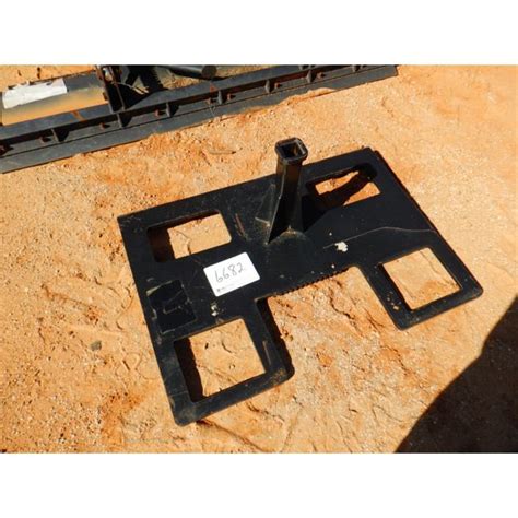 Receiver Hitch Attachment Fits Skid Steer Loader B5 Jm Wood