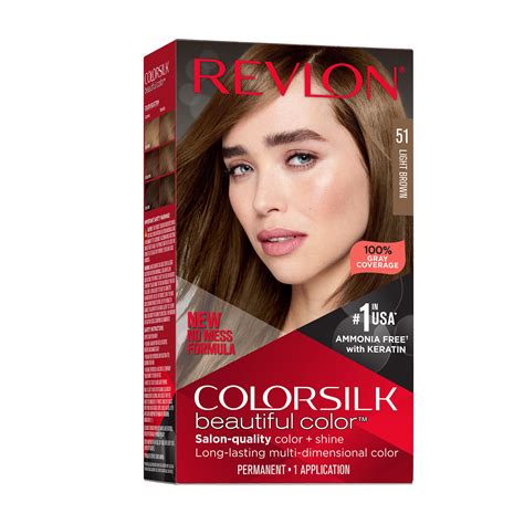 Revlon Colorsilk Beautiful Color Permanent Hair Color Long Lasting High Definition Color Shine