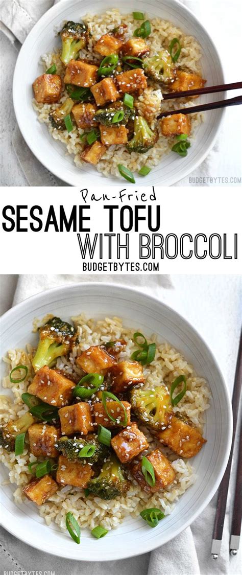 Check out our easy tofu recipes, from simple tofu stir fry to tofu curry. Pan Fried Sesame Tofu with Broccoli | Recipe (With images ...