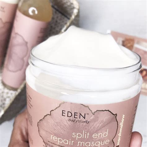 Eden Bodyworks Almond Marshmallow Split End Repair Masque Aq Online
