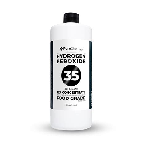 35 Food Grade Hydrogen Peroxide Solution 32 Oz Bulk Peroxide
