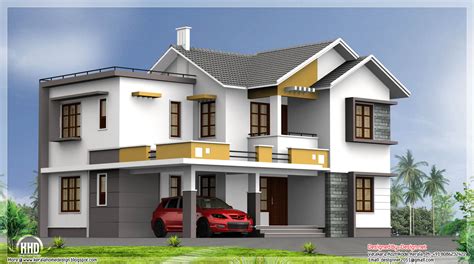 2400 Sqfeet Double Floor Indian House Plan Kerala Home Design And
