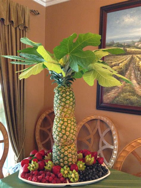 I introduce to you, pineapple christmas trees. Decoration Fruit Ananas