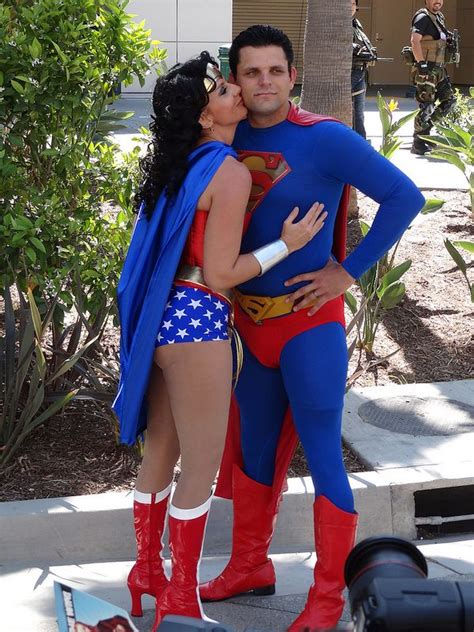 Wonder Woman And Superman Cute Couple Halloween Costumes Halloween Costume Outfits Halloween