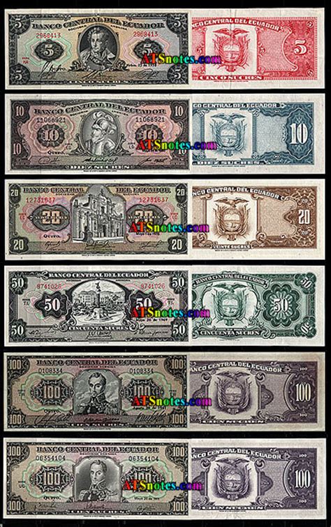 When buying and exchanging money in ecuador, you'll find it's common to. Ecuador banknotes - Ecuador paper money catalog and Ecuadorian currency history