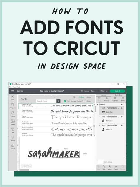How To Upload Fonts To Cricut Design Space App Best Design Idea