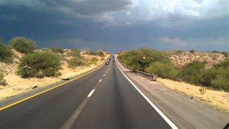 Leaving Tucson Arizona On Interstate 10 Eastbound Right Towards A Big