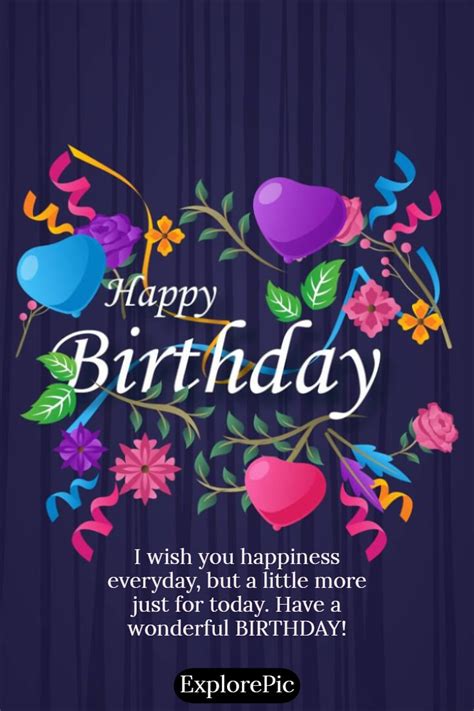 Today is the birthday of the person who is spreading joy and positivity all around. 60+ Beautiful Happy Birthday Images with Quotes & Wishes ...