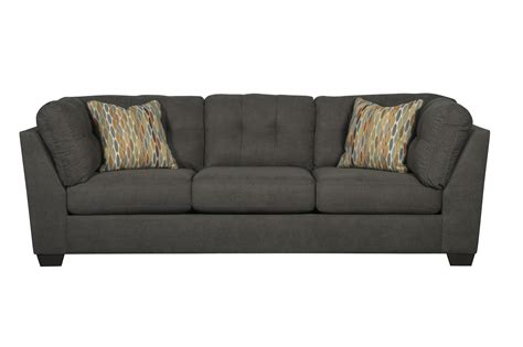 Ashley Delta City 4pcs Sectional In Steel Left Hand Facing Contemporary