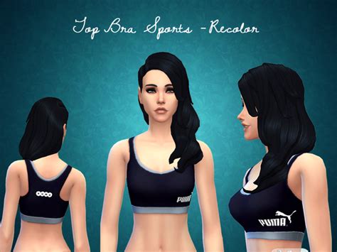 Top Bra Sports By Loira At The Sims Resource Sims 4 Updates