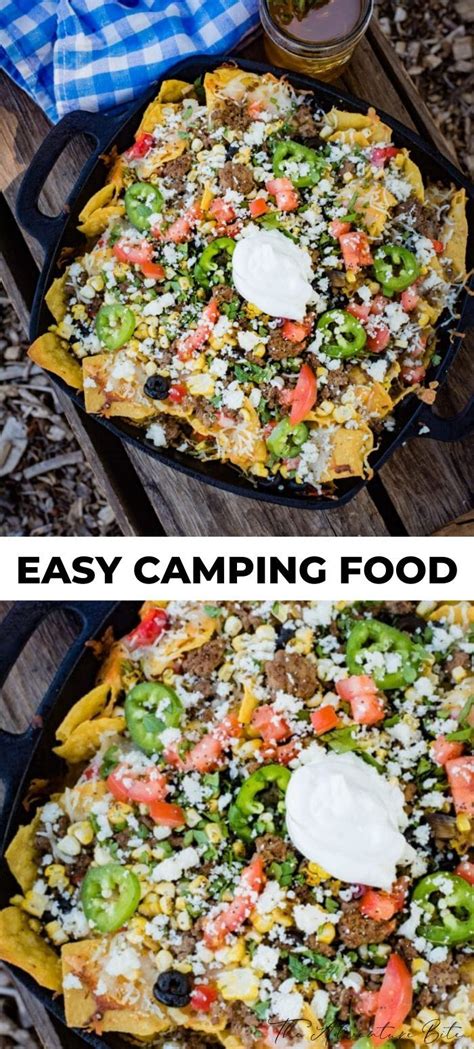Easy Camping Food Campfire Nachos Recipe Easy Camping Meals