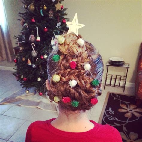 Fun Christmas Hairstyle Hair Styles Christmas Hairstyles Hairstyle