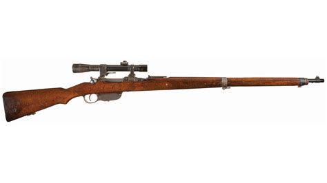 Pre Wwi Austro Hungarian 1895 Sniper Rifle With Scope Rock Island Auction