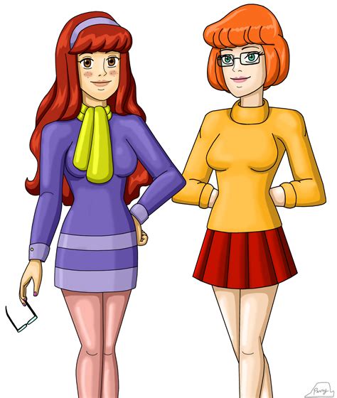 Velma And Daphne Halloween By Perrywhite On Deviantart
