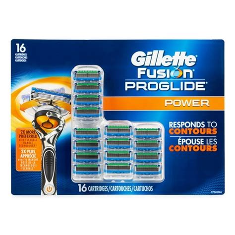 gillette® fusion5 proglide® power razor cartridges 16 ct pack