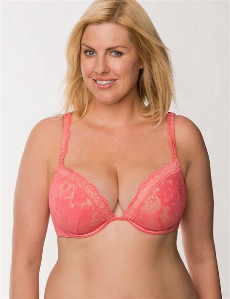 Plus Size Plunge Bra In Cabo Coral U Plunge And Deep Plunge Bras Lane