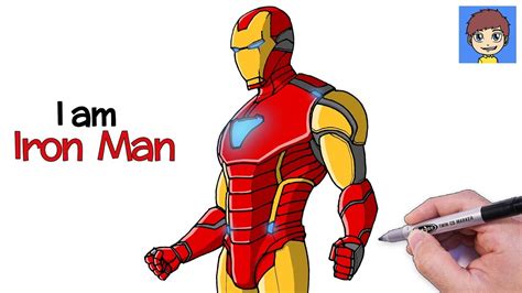 How To Draw Iron Man Step By Step Iron Man Suit From Avengers Endgame