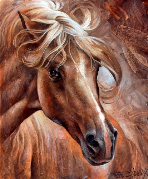 Horse Head 3 Painting By Arthur Braginsky
