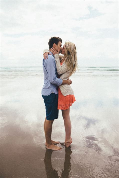 Atmospheric And Romantic Beach Engagement Shoot Beach Engagement Photos Summer Engagement